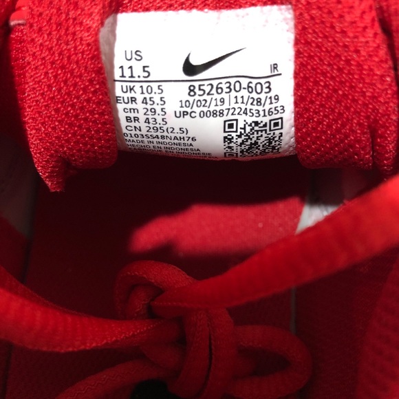 🔴SOLD🔴Nike Air Max Plus TN Tuned UNIVERSITY Red - Picture 10 of 11